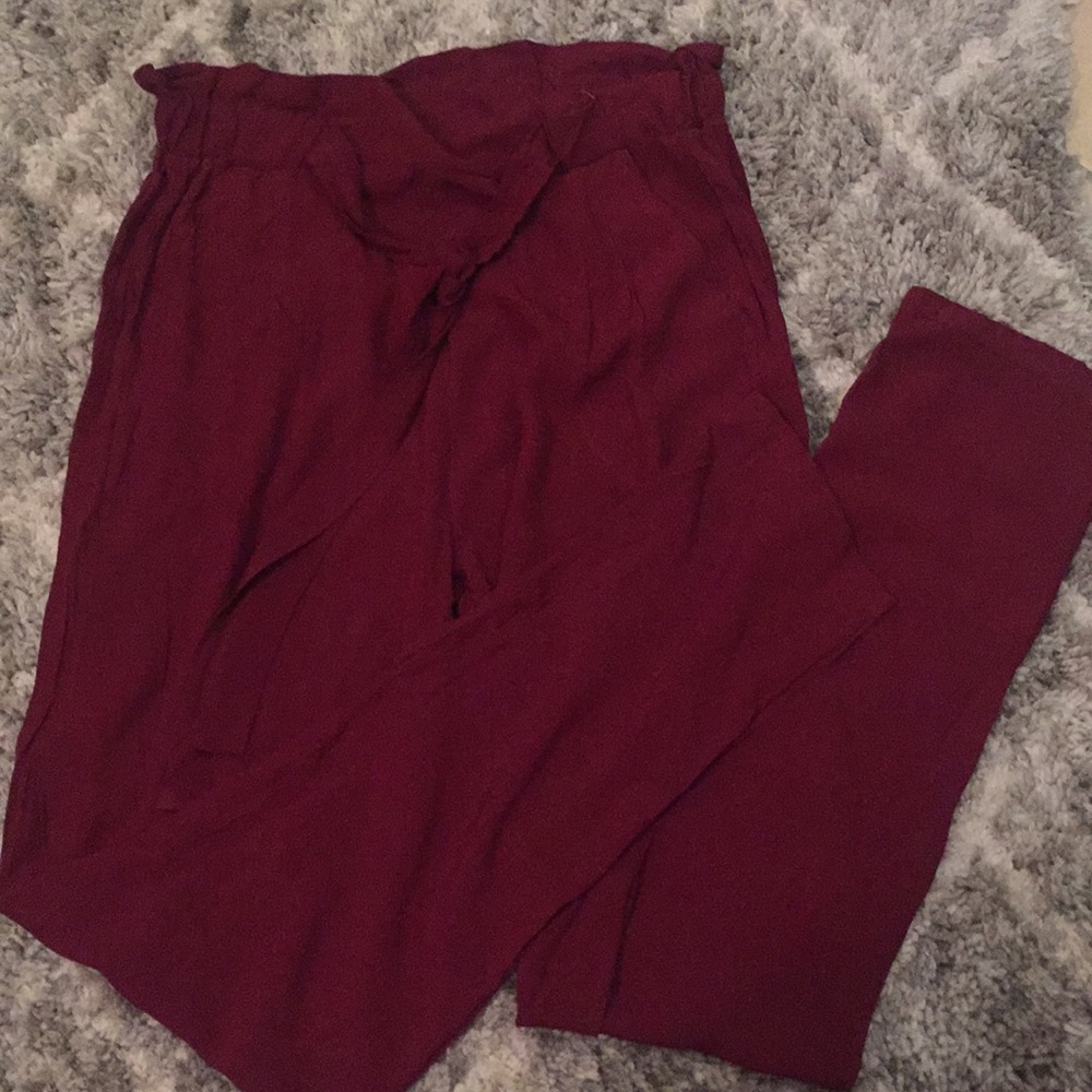Maroon Palazzo pants